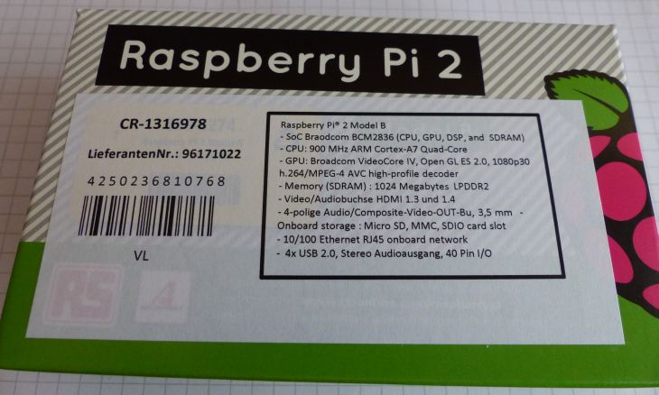 Raspberry Pi 2 Model B