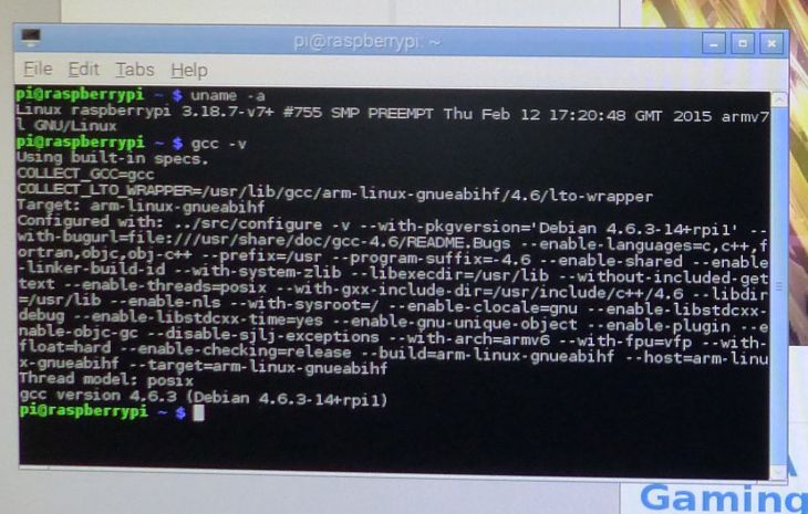 Raspberry Pi 2 Model B - Raspbian
