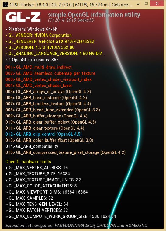 NVIDIA R352.86 - GL-Z 0.3.0