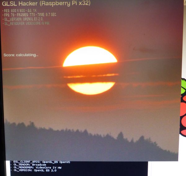 Raspberry Pi 2 GPU OpenGL benchmark