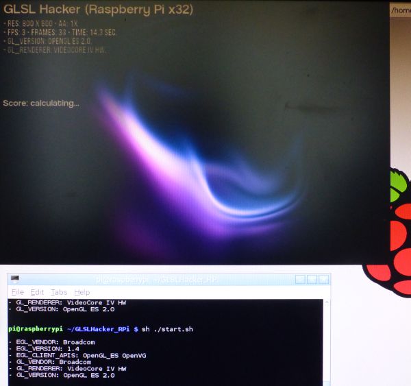 Raspberry Pi 2 GPU OpenGL benchmark