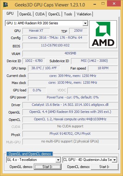 gpu support opengl 4.3 amd