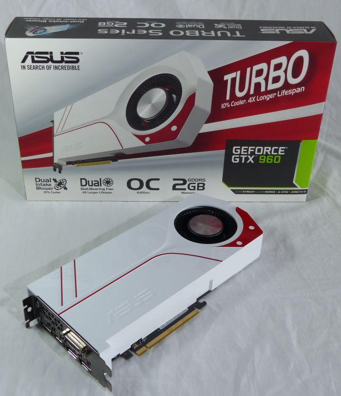ASUS Turbo GeForce GTX 960 OC 2GB