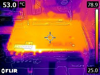 ASUS Strix GeForce GTX 960 DC2 OC 4GB - Thermal imaging