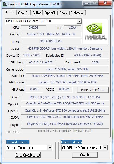 GPU Caps Viewer 1.24.0
