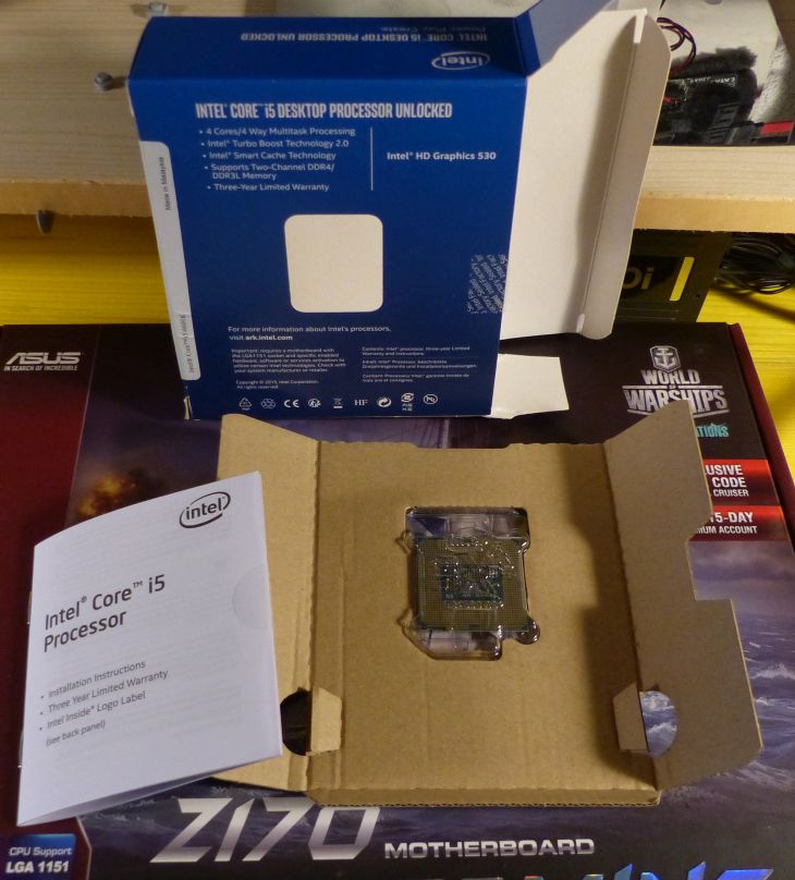 Intel Core i5 6600K CPU