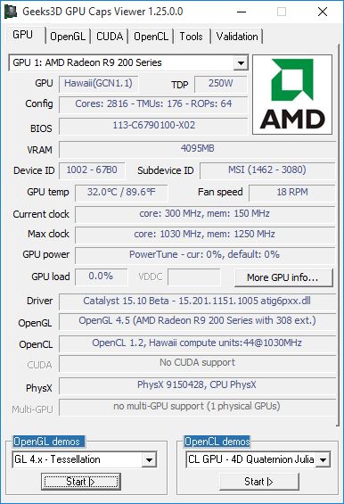 Catalyst 15.10 beta 12oct - Radeon R9 290X - GPU Caps Viewer