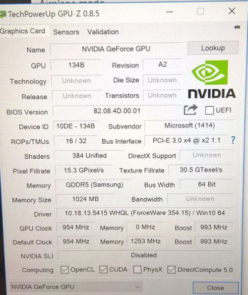 Microsoft Surface Book - NVIDIA GTX 940 GPU