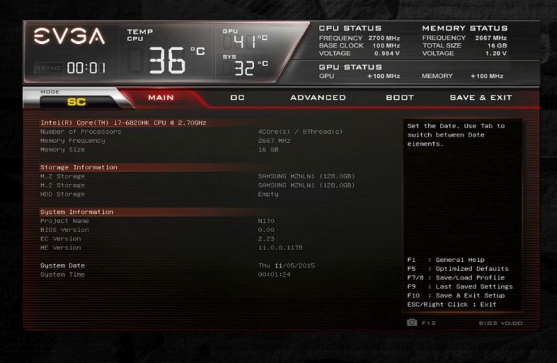 EVGA SC17 Gaming Laptop