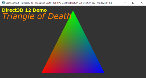 GeeXLab - Direct3D 12 text rendering