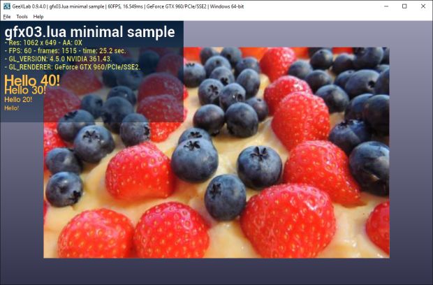 gfx03.lua lib - mininal demo