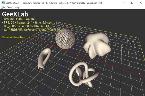 Procedural meshes - Klein bottle, trefoil knot