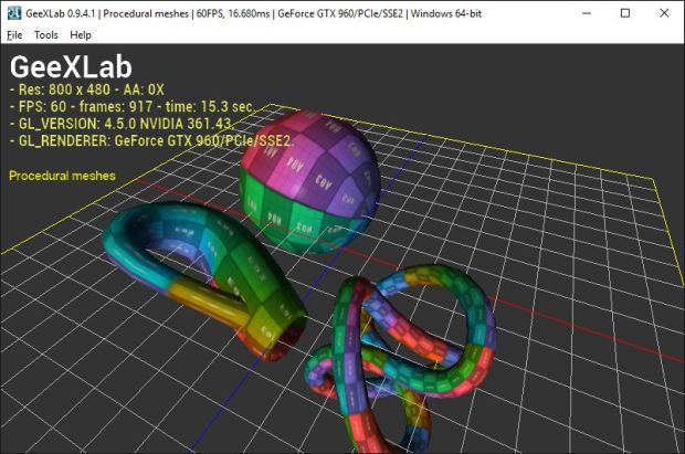 GeeXLab - Procedural meshes
