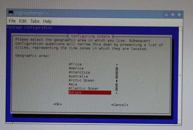 Configure time on Raspberry Pi / Raspbian