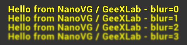 GeeXLab - NanoVG