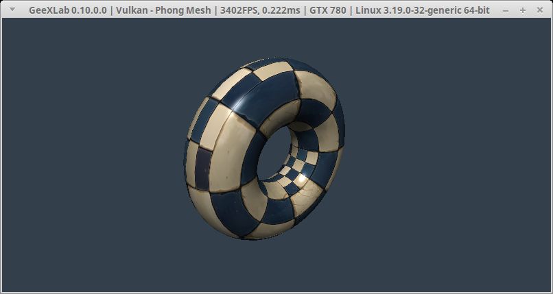 GeeXLab + Torus mesh + Vulkan