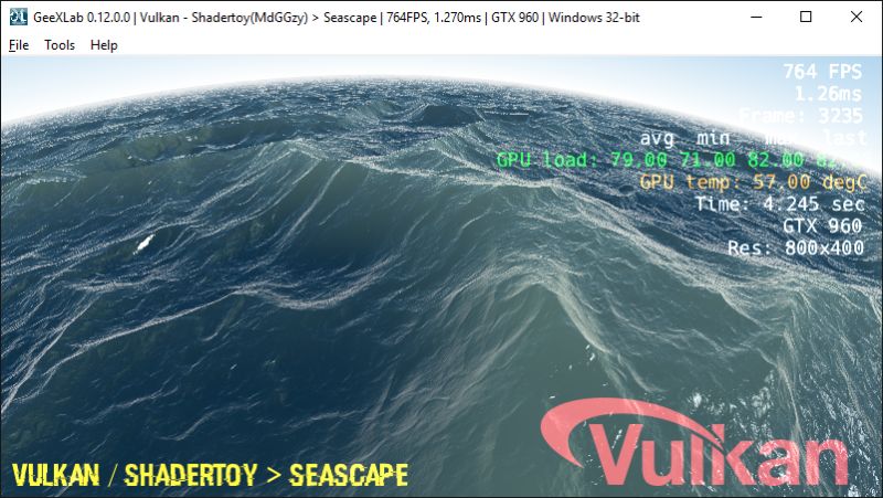 GeeXLab - Vulkan / Shadertoy demo