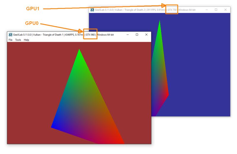 Vulkan multi top gpu