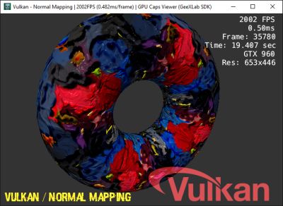 GPU Caps Viewer - GeeXLab SDK - Vulkan demo