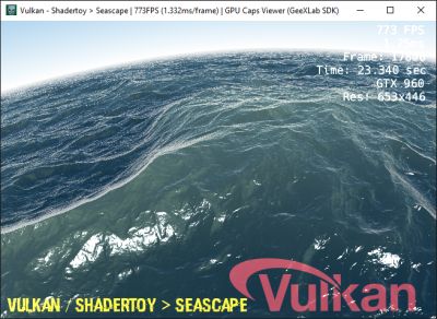GPU Caps Viewer - GeeXLab SDK - Vulkan demo