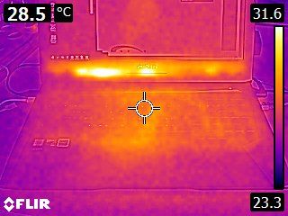 ASUS G752VY - thermal imaging