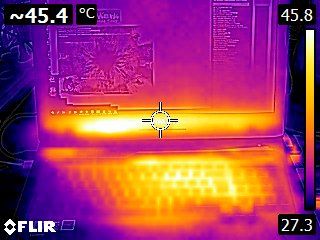 ASUS G752VY - thermal imaging