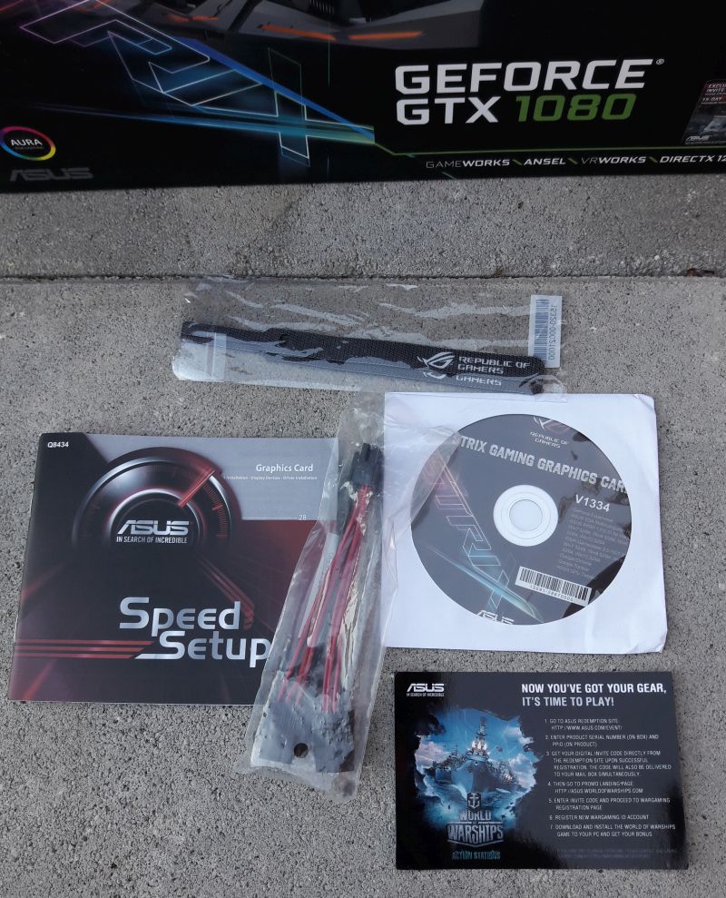 ASUS ROG Strix GeForce GTX 1080 OC 8GB GDDR5X