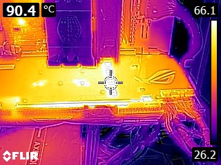 ASUS Strix GTX 1080 - Thermal imaging under full stress