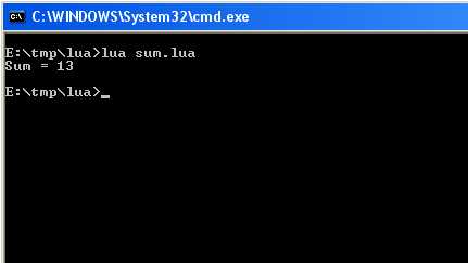 LUA coding - Basis