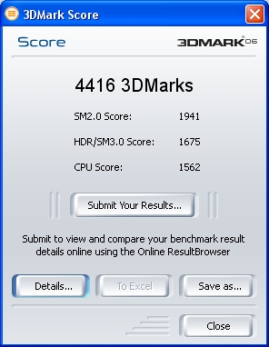 ASUS NVIDIA GeForce 8600 GT - 3DMark 06